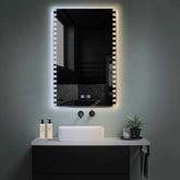Specchio LED Verticale | Pulsanti touch | Funzione anti-appannamento | Temperatura di colore regolabile - Reyze Serie Edge Modello 6